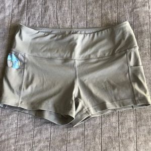 Cute donut pocket gray feed me fight me shorts